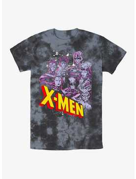 Marvel X-Men Vintage Team Tie-Dye T-Shirt, , hi-res