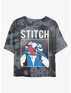 Disney Lilo & Stitch In My Head Tie-Dye Womens Crop T-Shirt, , hi-res