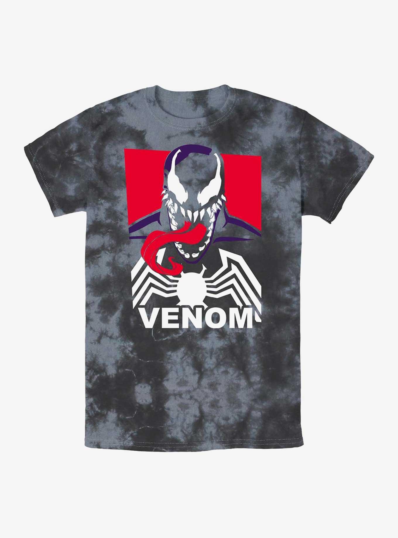 Marvel Venom Venomous Spider Tie-Dye T-Shirt, , hi-res