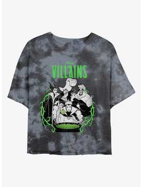 Disney Villains Evil Concoction Tie-Dye Womens Crop T-Shirt, , hi-res