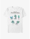 Avatar Pandora Flora Sketches T-Shirt, WHITE, hi-res