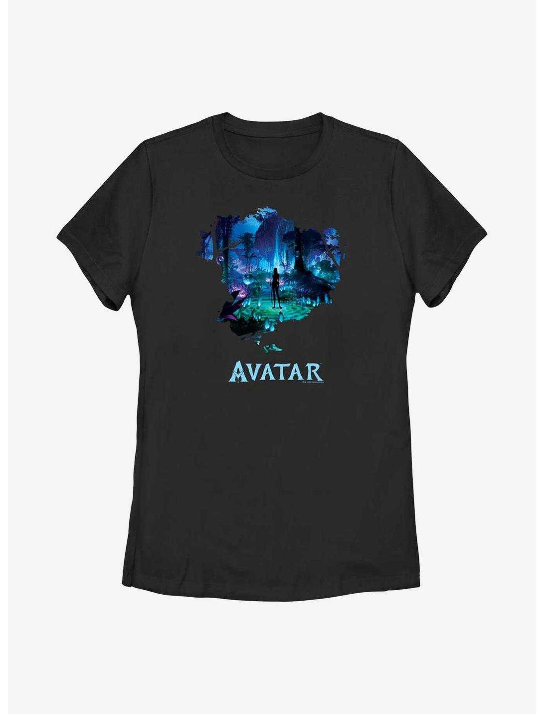 Avatar Pandora Night Womens T-Shirt, BLACK, hi-res