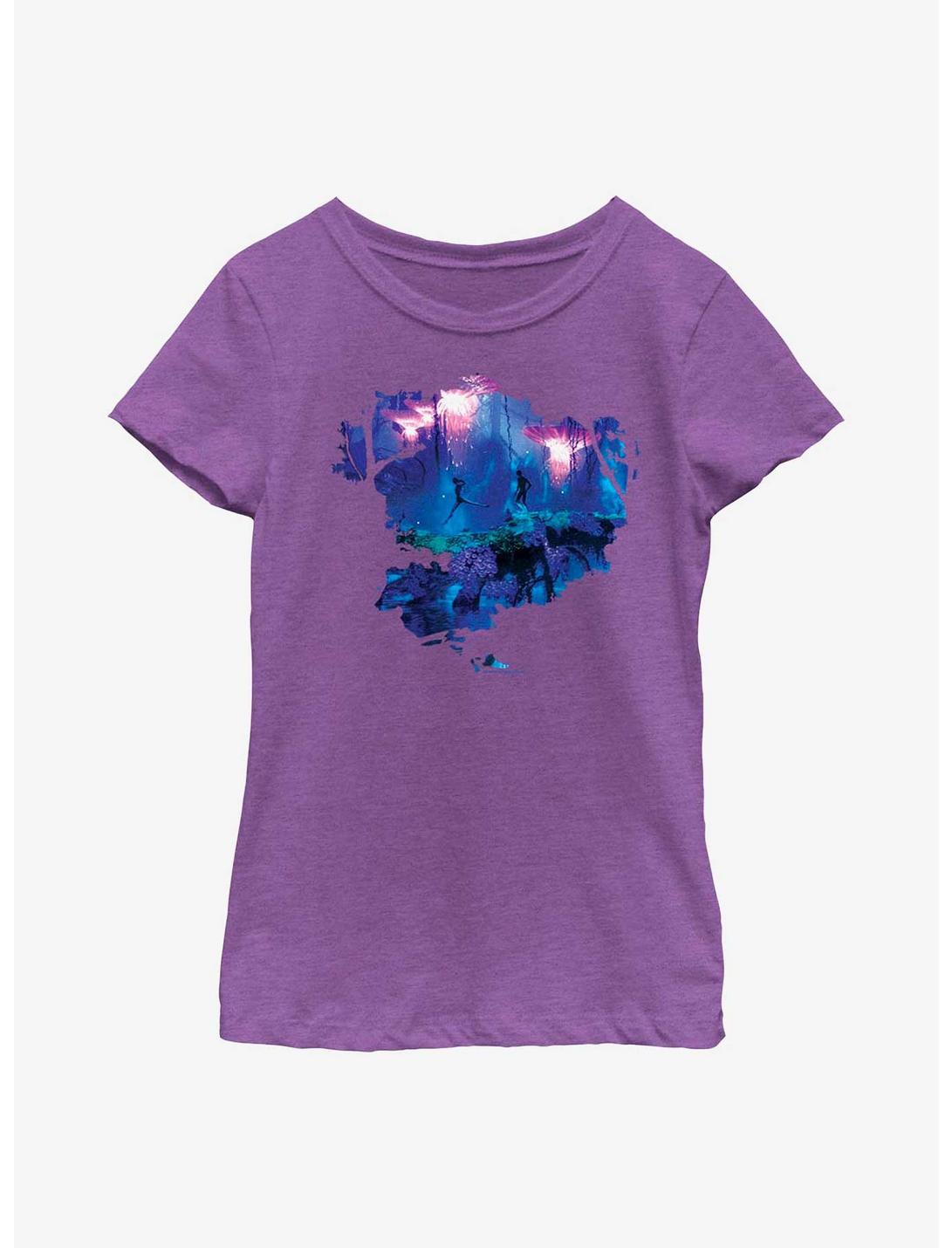 Avatar Jelly Forest Youth Girls T-Shirt, PURPLE BERRY, hi-res