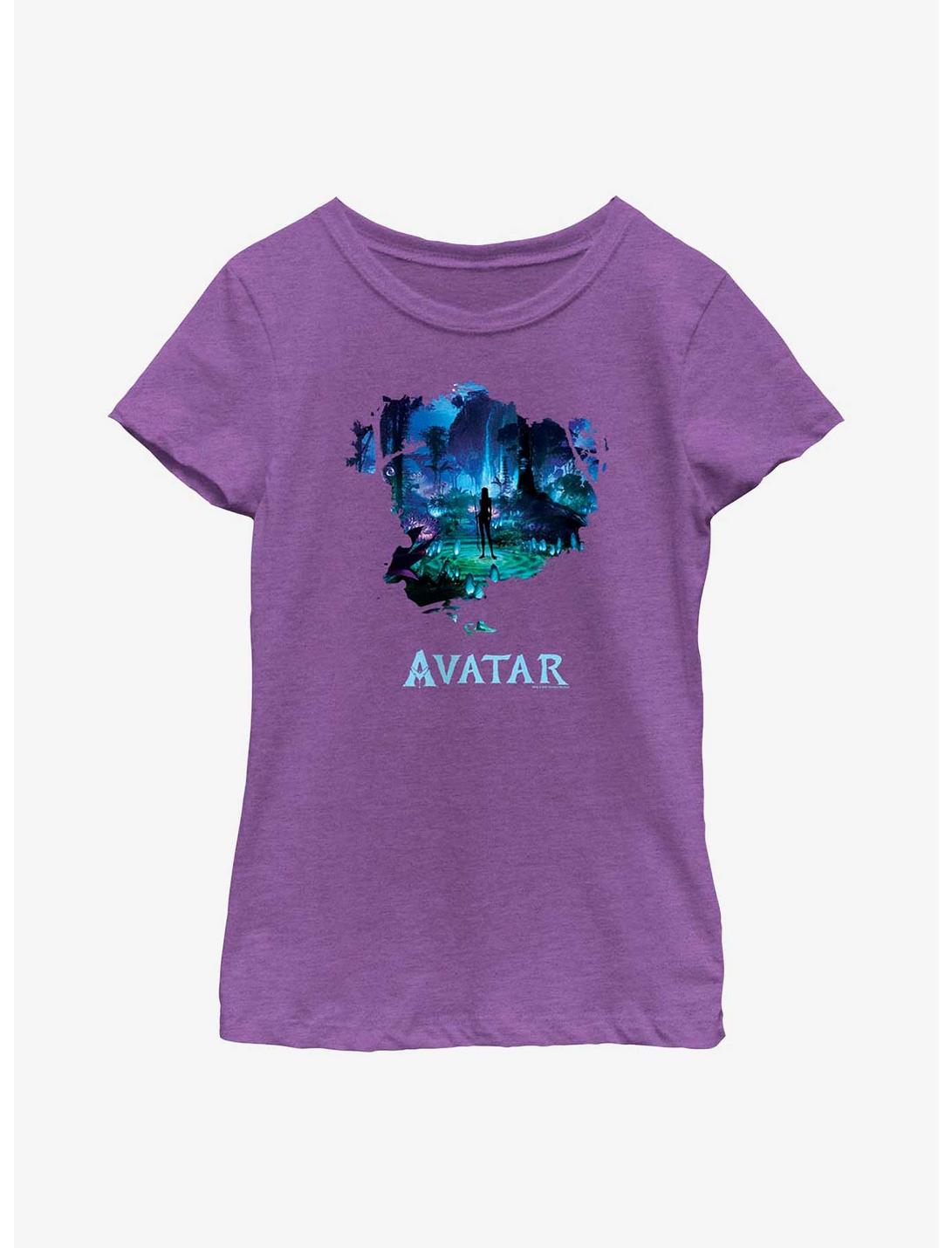 Avatar Pandora Night Youth Girls T-Shirt, PURPLE BERRY, hi-res