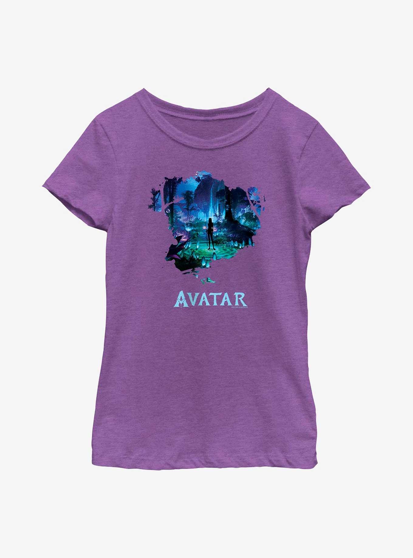 Avatar Pandora Night Youth Girls T-Shirt, PURPLE BERRY, hi-res