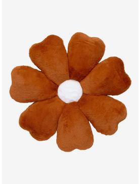 Rust Orange Flower Cushion, , hi-res