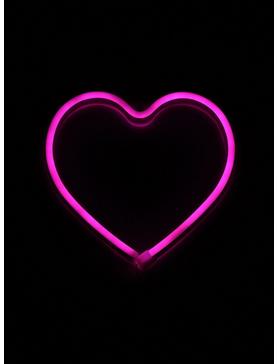 Pink Heart LED Neon Light, , hi-res