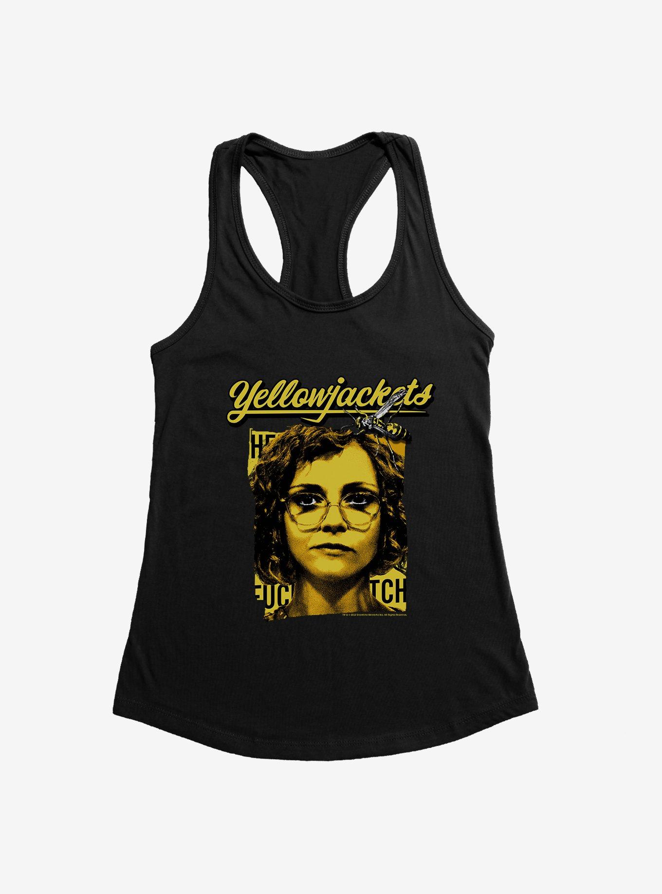 Yellowjackets Close Up Misty Womens Tank Top, BLACK, hi-res