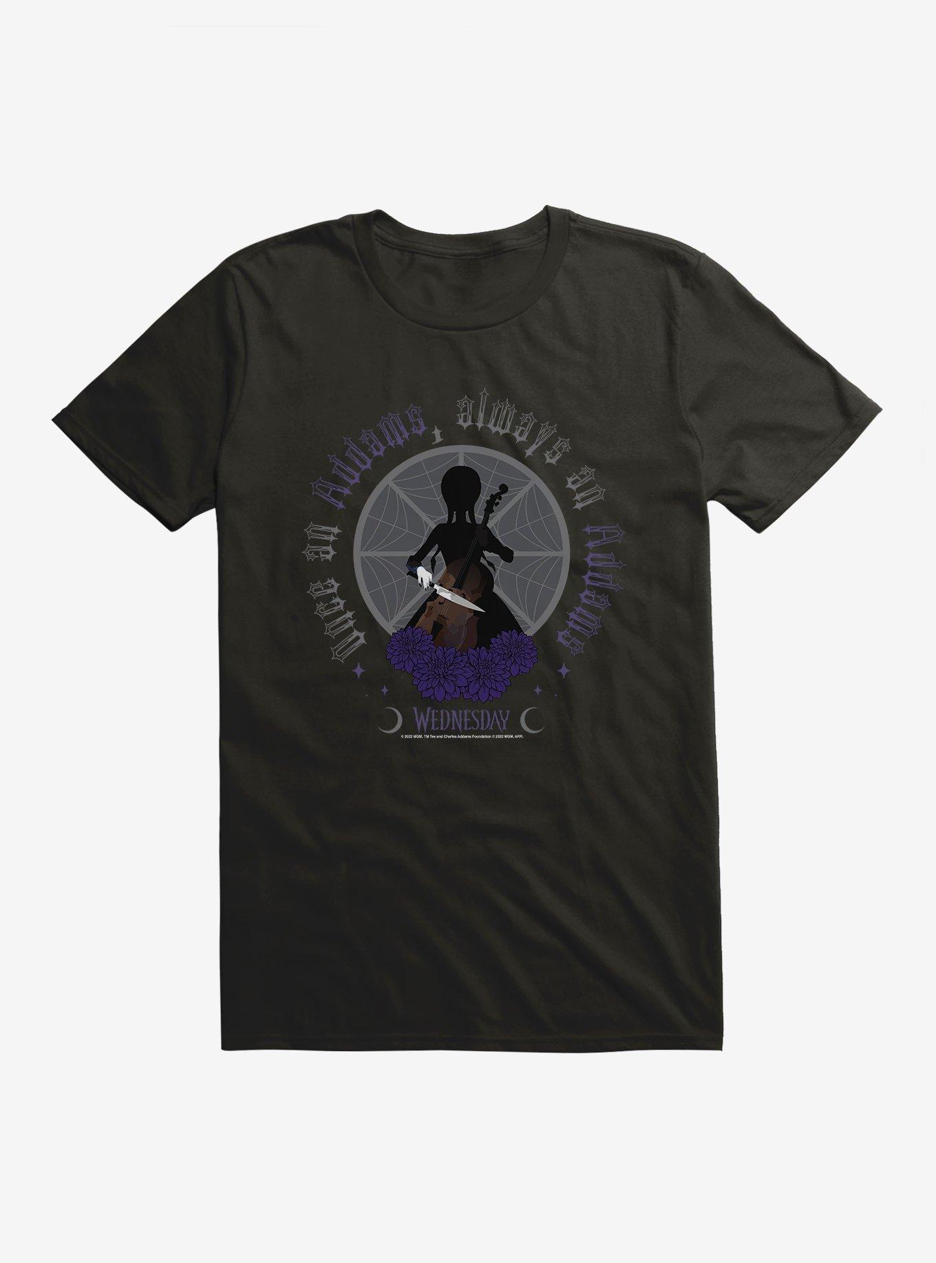THRDLESS Wednesday Always An Addams T-Shirt