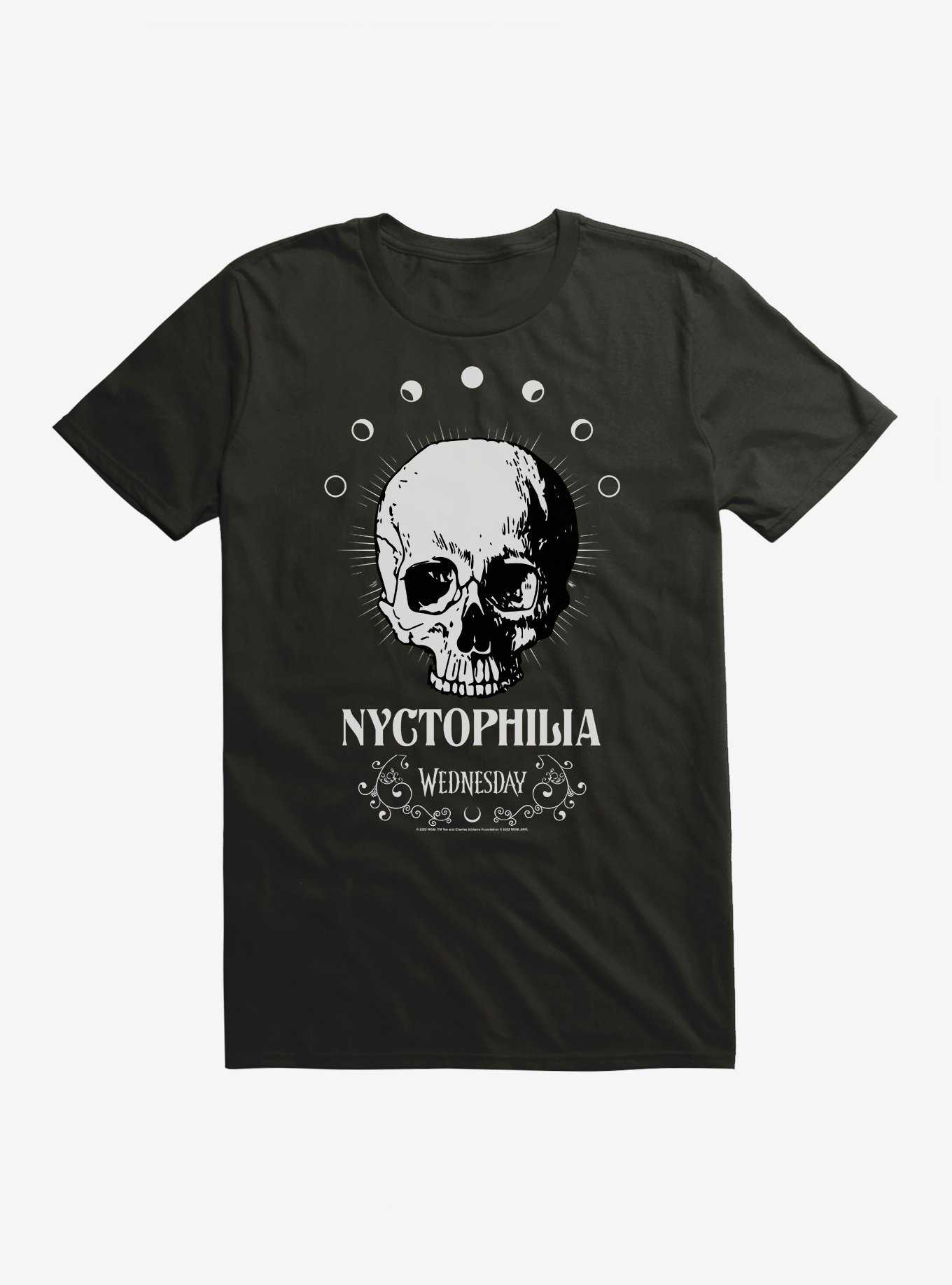Wednesday Nyctophilia T-Shirt, , hi-res