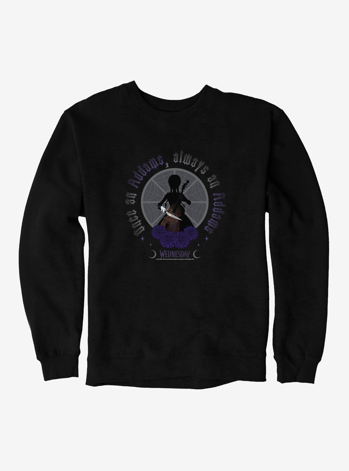THRDLESS Wednesday Always An Addams Sweatshirt