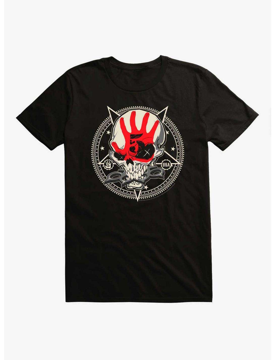 Five Finger Death Punch Knucklehead Star T-Shirt, BLACK, hi-res