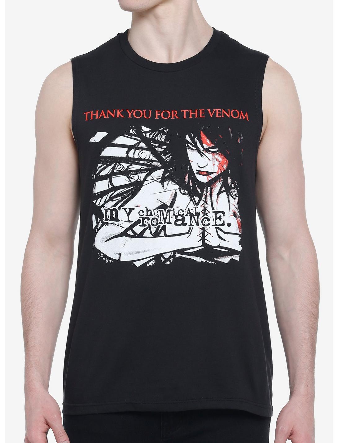 My Chemical Romance Thanks For Venom Muscle Tank Top, BLACK, hi-res