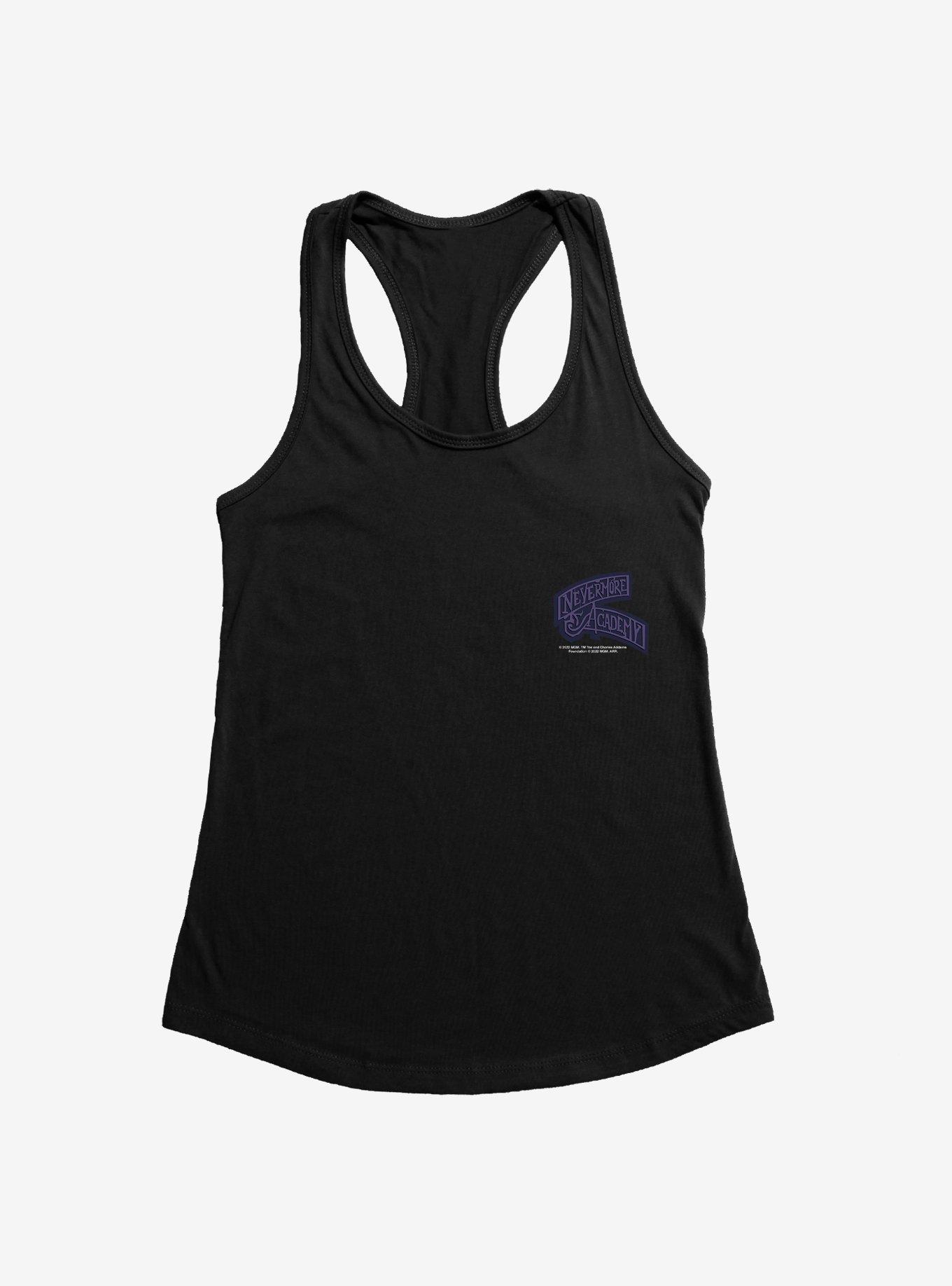 THRDLESS Wednesday Nevermore Academy Pocket Girls Tank