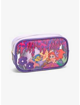 Disney The Little Mermaid Ariel Floral Cosmetic Bag Set - BoxLunch Exclusive, , hi-res