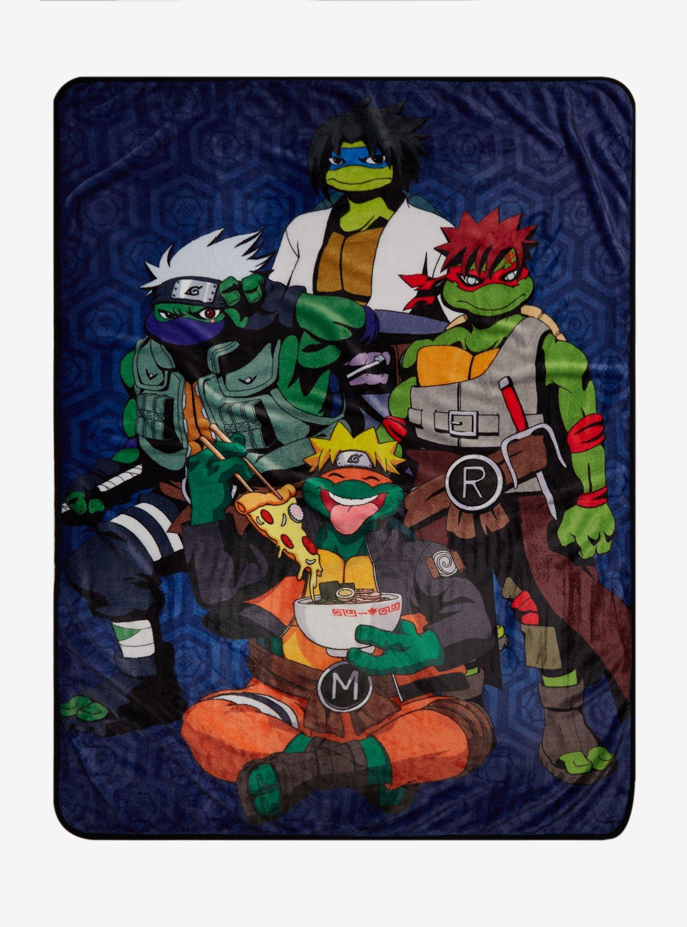 Teenage Mutant Ninja Turtles x Naruto Throw - BoxLunch Exclusive, , hi-res