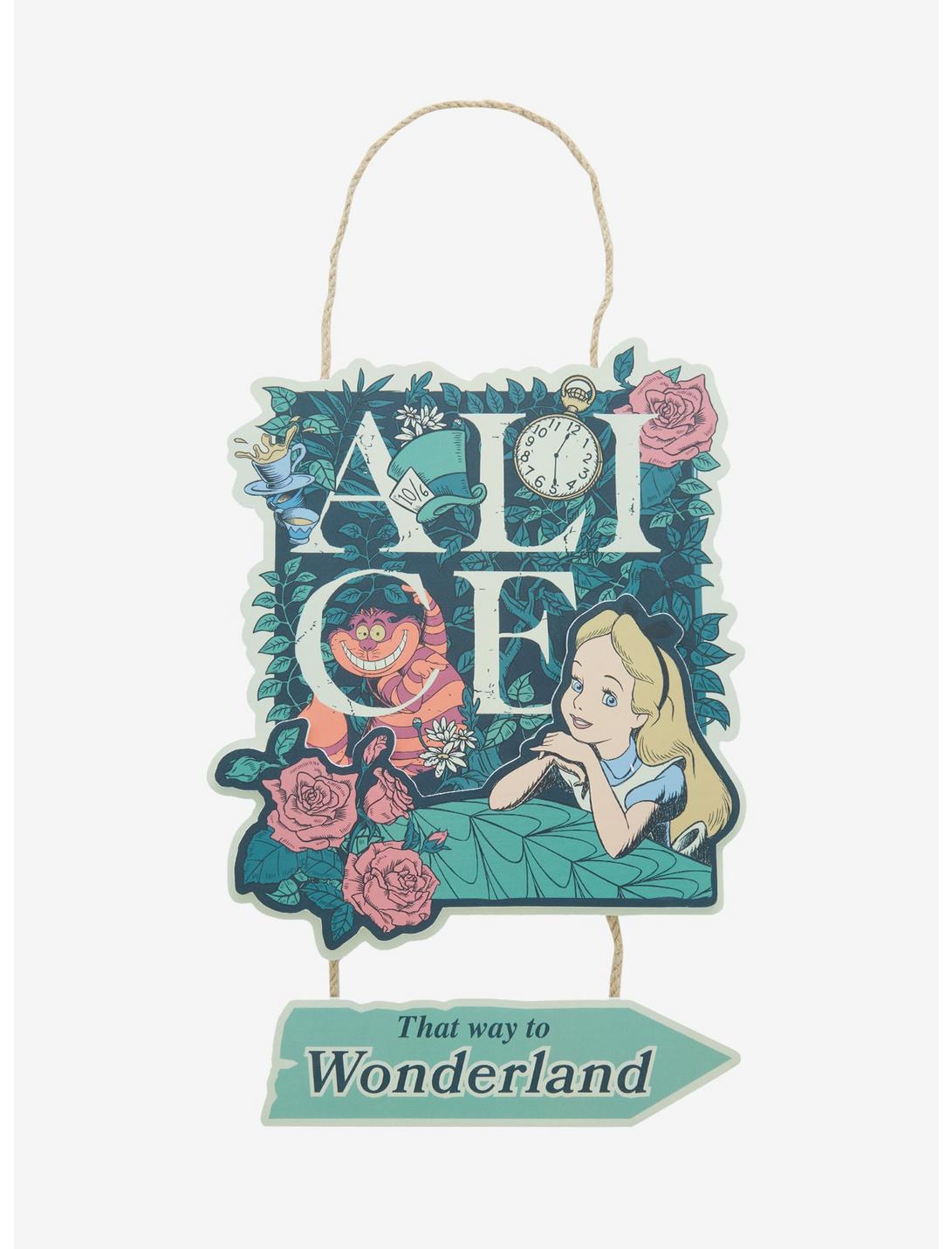 Disney Alice in Wonderland Botanical Wonderland Direction Sign, , hi-res