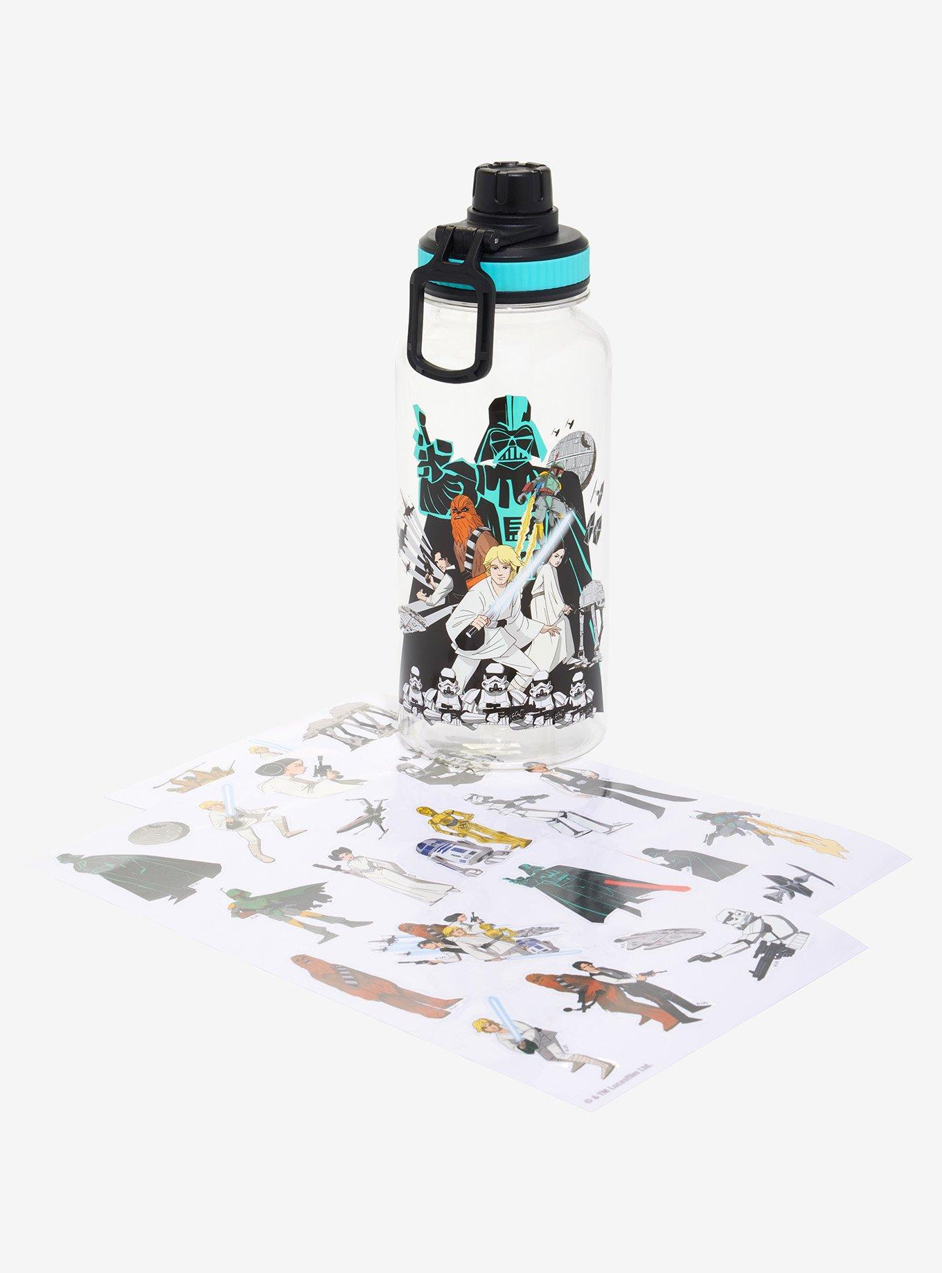Star Wars Classic Characters Water Bottle with Stickers, , hi-res
