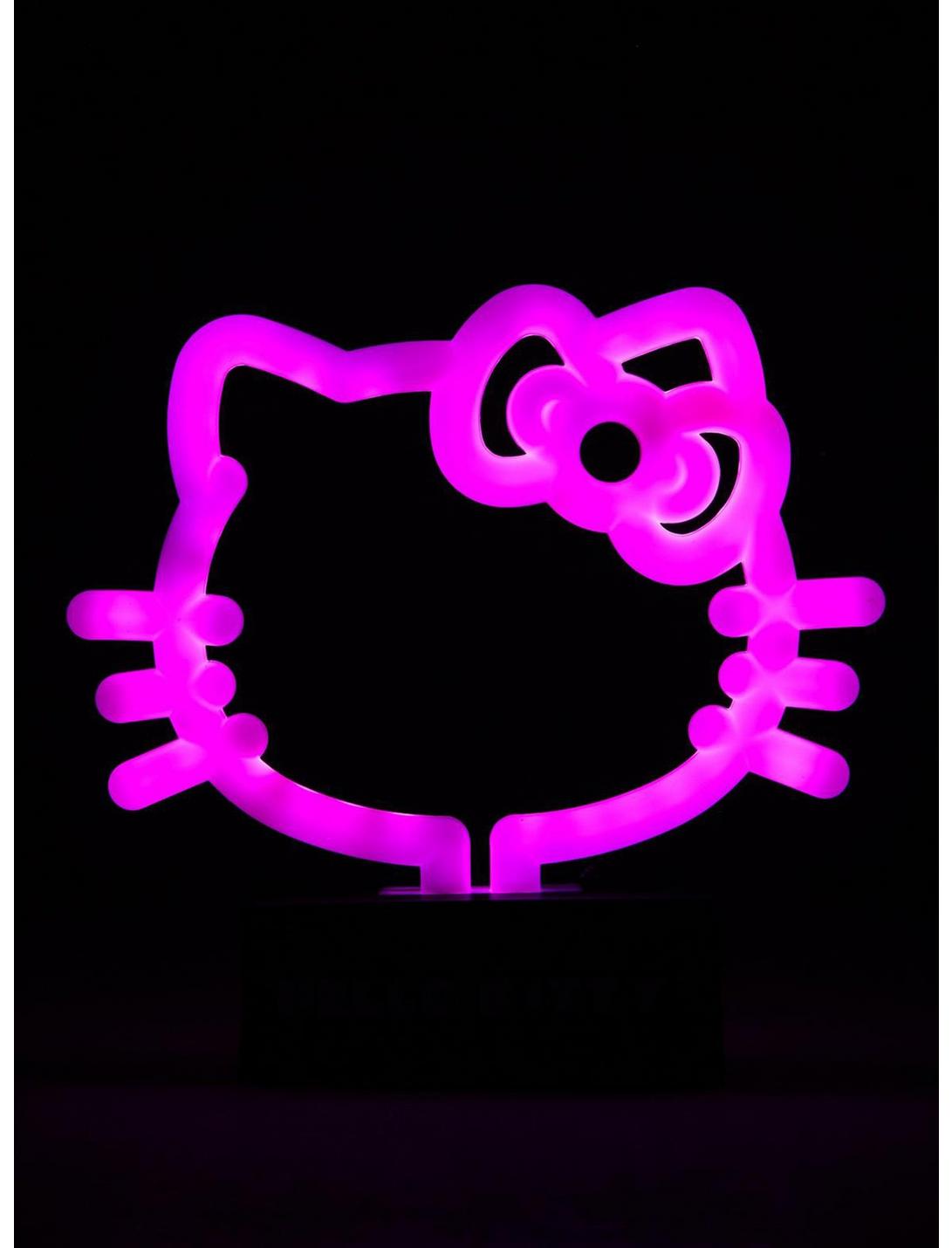 Sanrio Hello Kitty Silhouette Neon Light Lamp, , hi-res