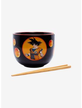 Plus Size Dragon Ball Z Goku Dragon Ball Allover Print Ramen Bowl with Chopsticks, , hi-res