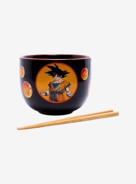 Dragon Ball Z Goku Dragon Ball Allover Print Ramen Bowl with Chopsticks ...