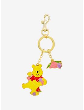 Loungefly Disney Winnie the Pooh Tulip Multi-Charm Keychain - BoxLunch Exclusive, , hi-res