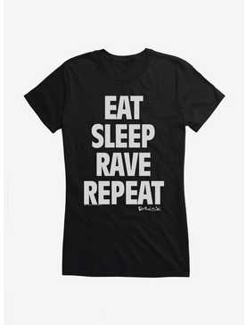 Fatboy Slim Eat Sleep Rave Repeat Girls T-Shirt, , hi-res