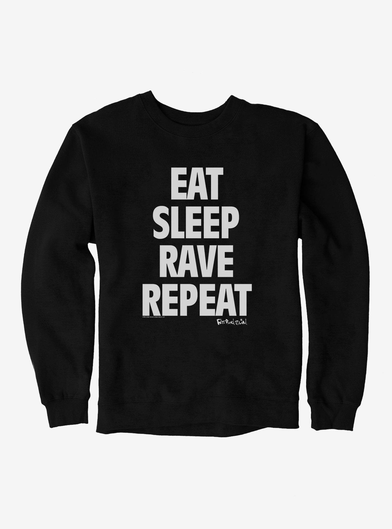 Fatboy Slim Eat Sleep Rave Repeat Sweatshirt, , hi-res