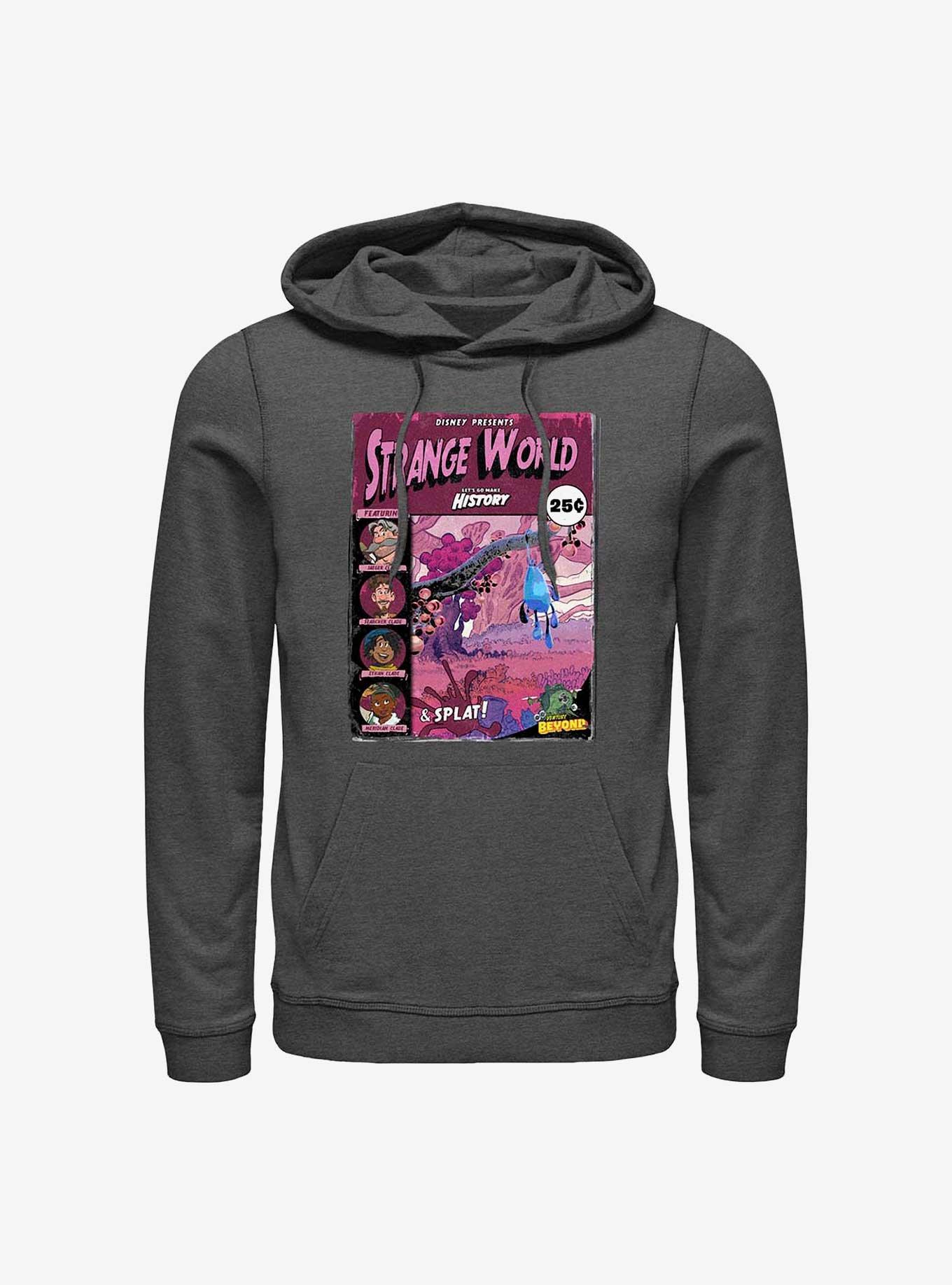Disney Strange World Comic Book Adventuress Hoodie, CHAR HTR, hi-res