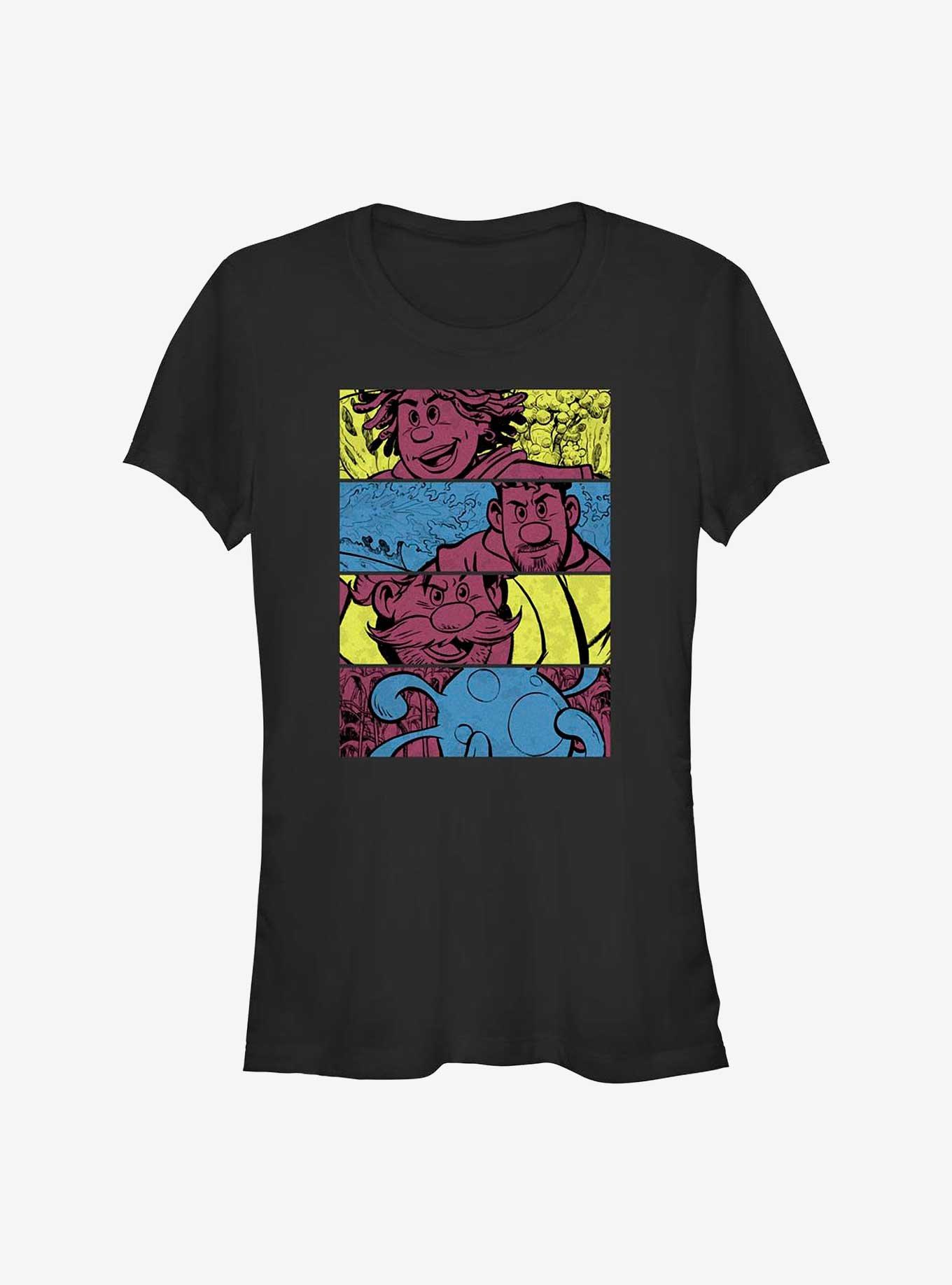 Disney Strange World Clade Family Adventure Girls T-Shirt, BLACK, hi-res