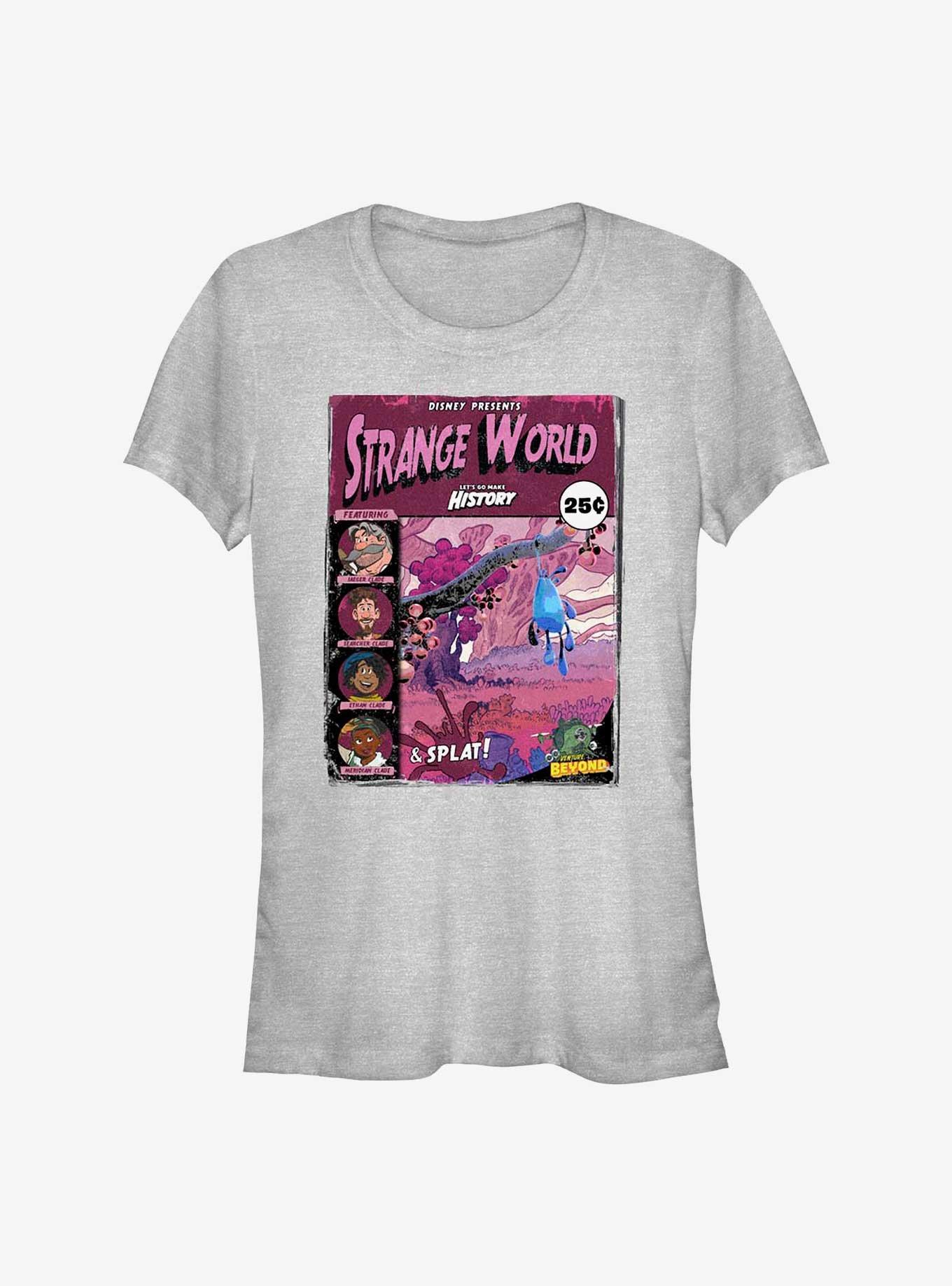 Disney Strange World Comic Book Adventuress Girls T-Shirt