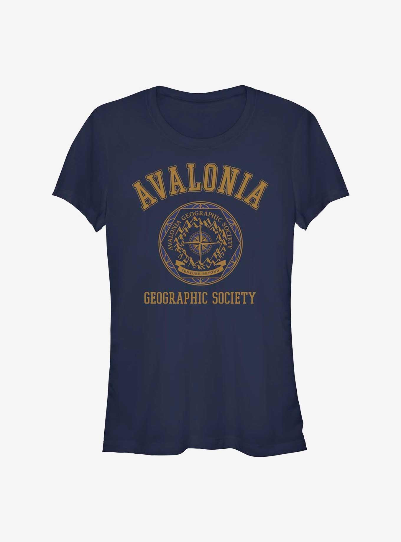 Disney Strange World Avalonia Geographic Society Girls T-Shirt, NAVY, hi-res