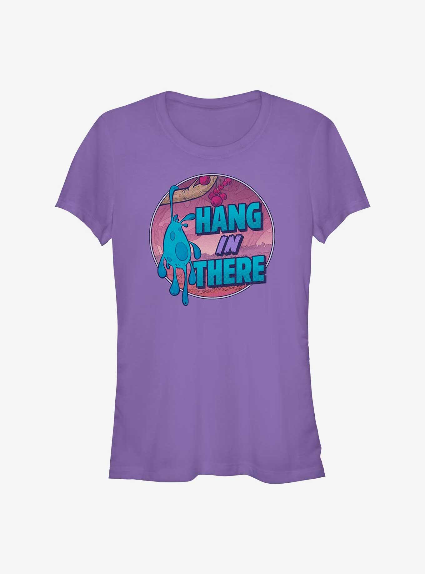 Disney Strange World Hang In There Splat Girls T-Shirt, PURPLE, hi-res