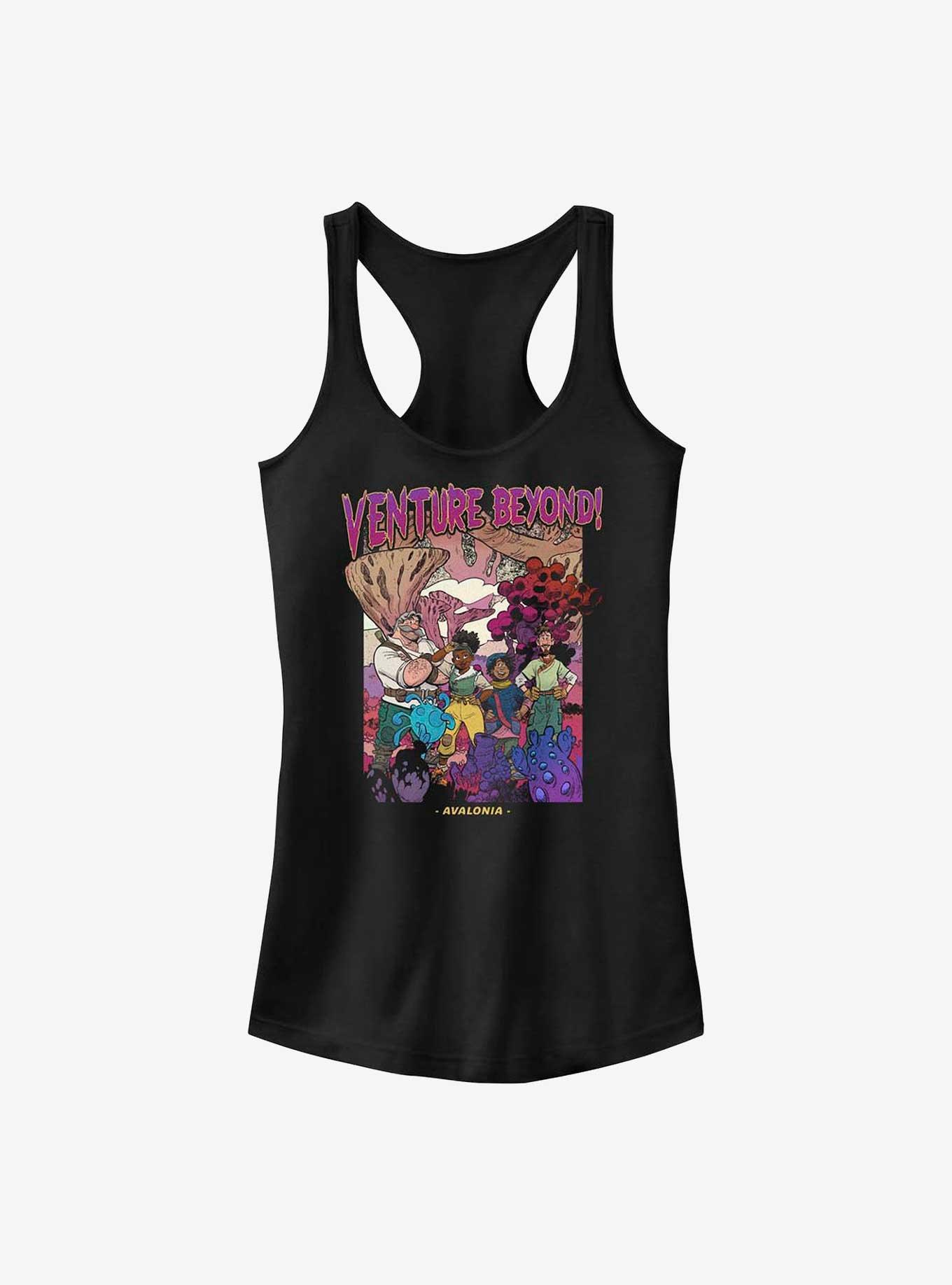 Disney Strange World Venture Beyond Poster Girls Tank, BLACK, hi-res