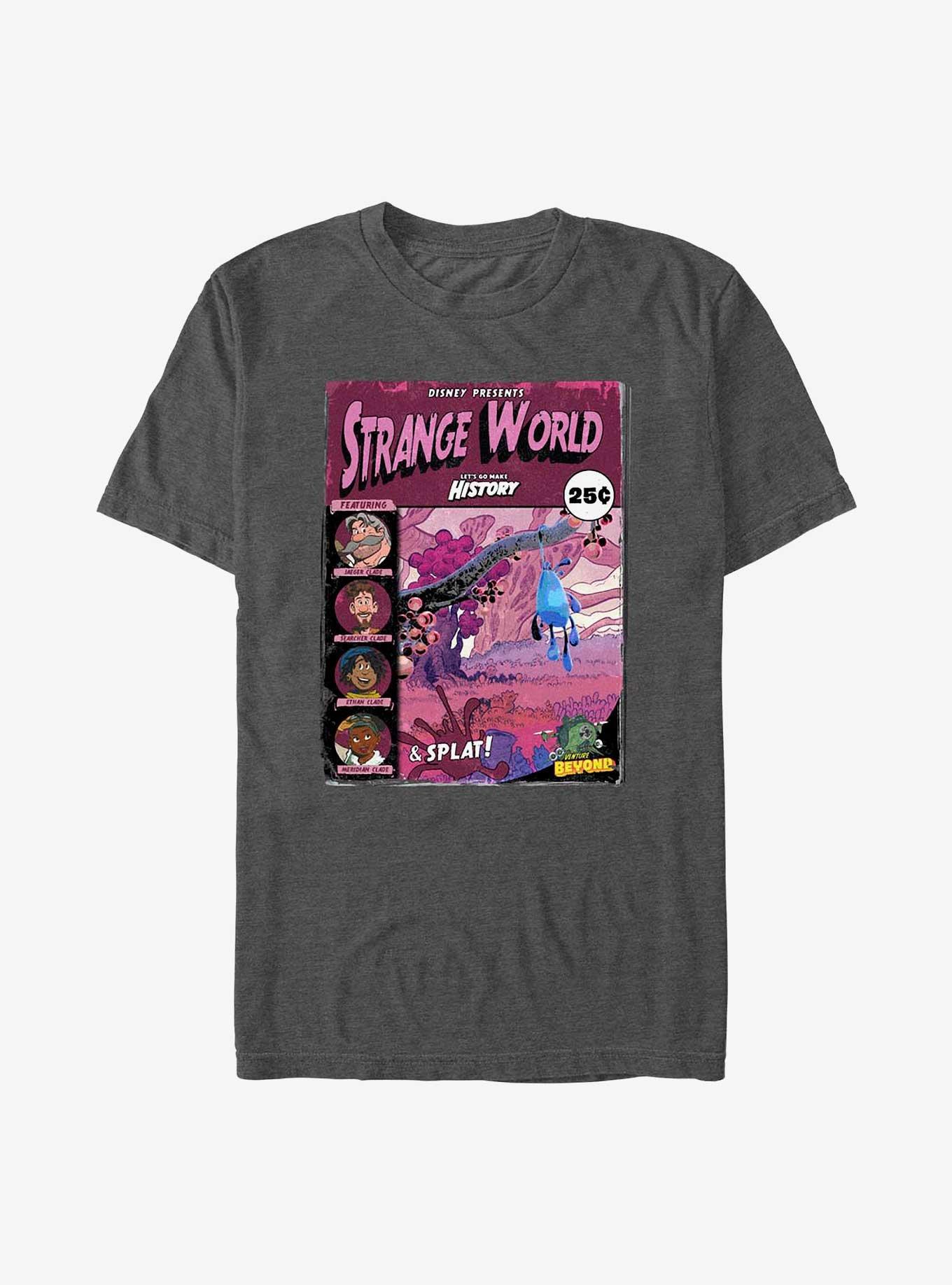 Disney Strange World Comic Book Adventuress T-Shirt, CHAR HTR, hi-res