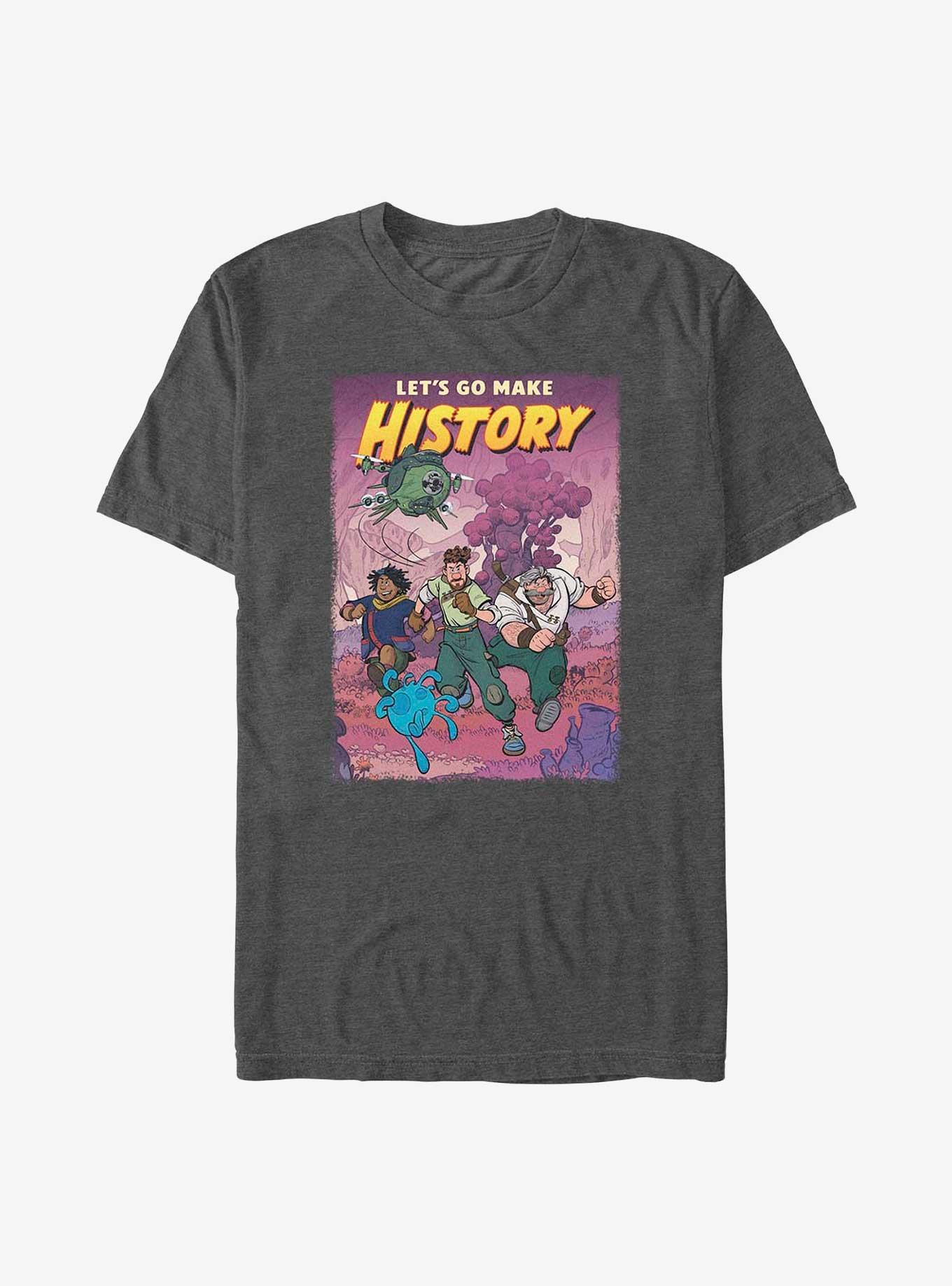 Disney Strange World Make History T-Shirt, CHAR HTR, hi-res