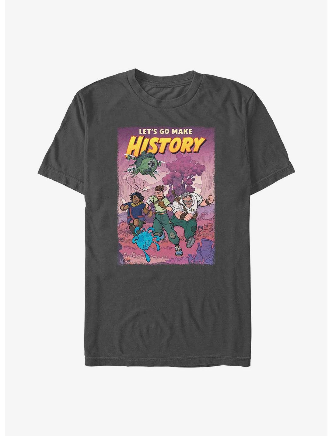 Disney Strange World Make History T-Shirt, CHARCOAL, hi-res