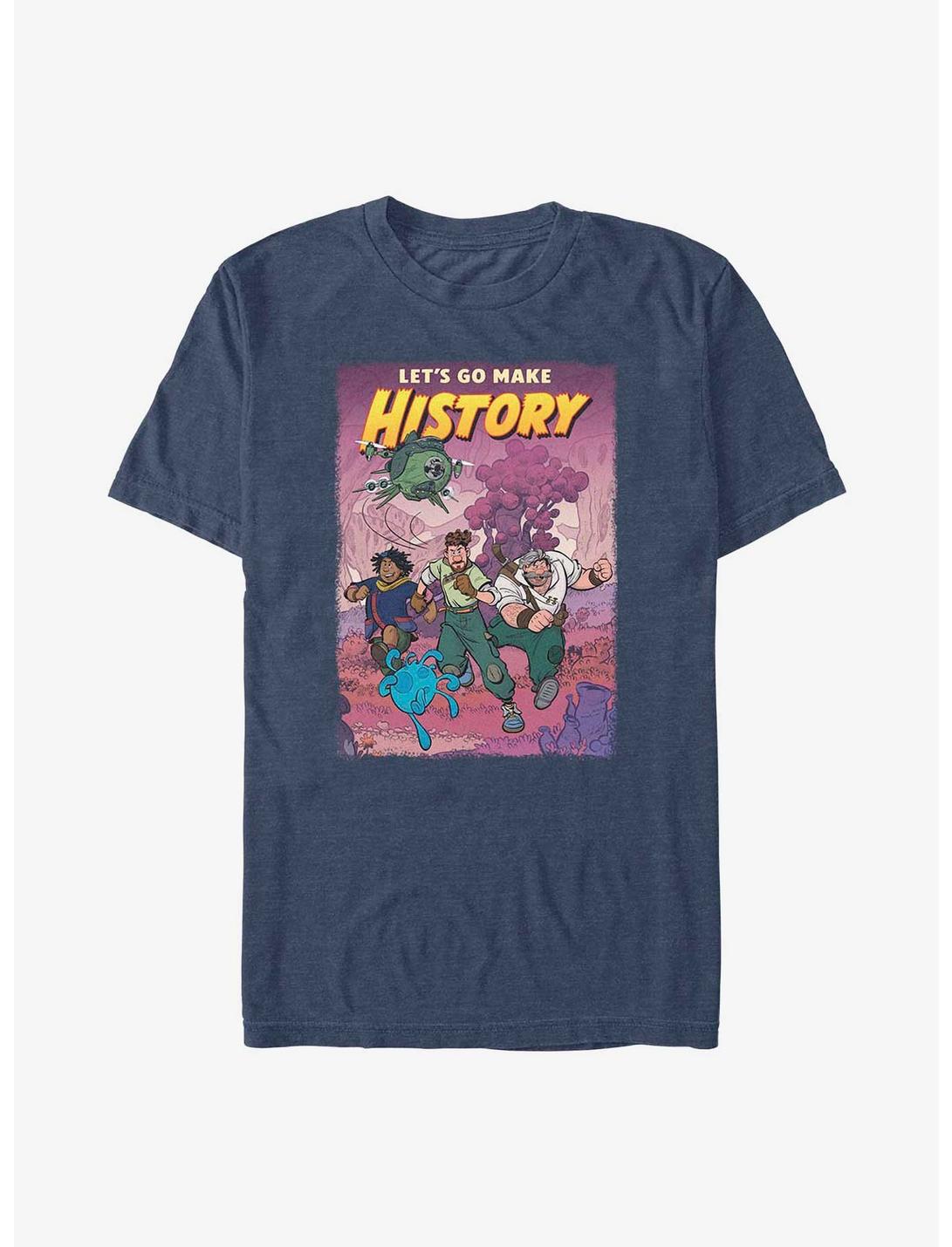Disney Strange World Make History T-Shirt, NAVY HTR, hi-res