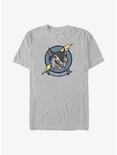 Disney Strange World Lightning Lynxes Badge T-Shirt, SILVER, hi-res