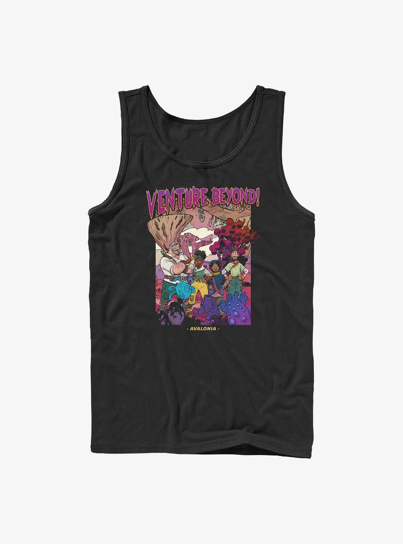 Disney Strange World Venture Beyond Poster Tank, BLACK, hi-res