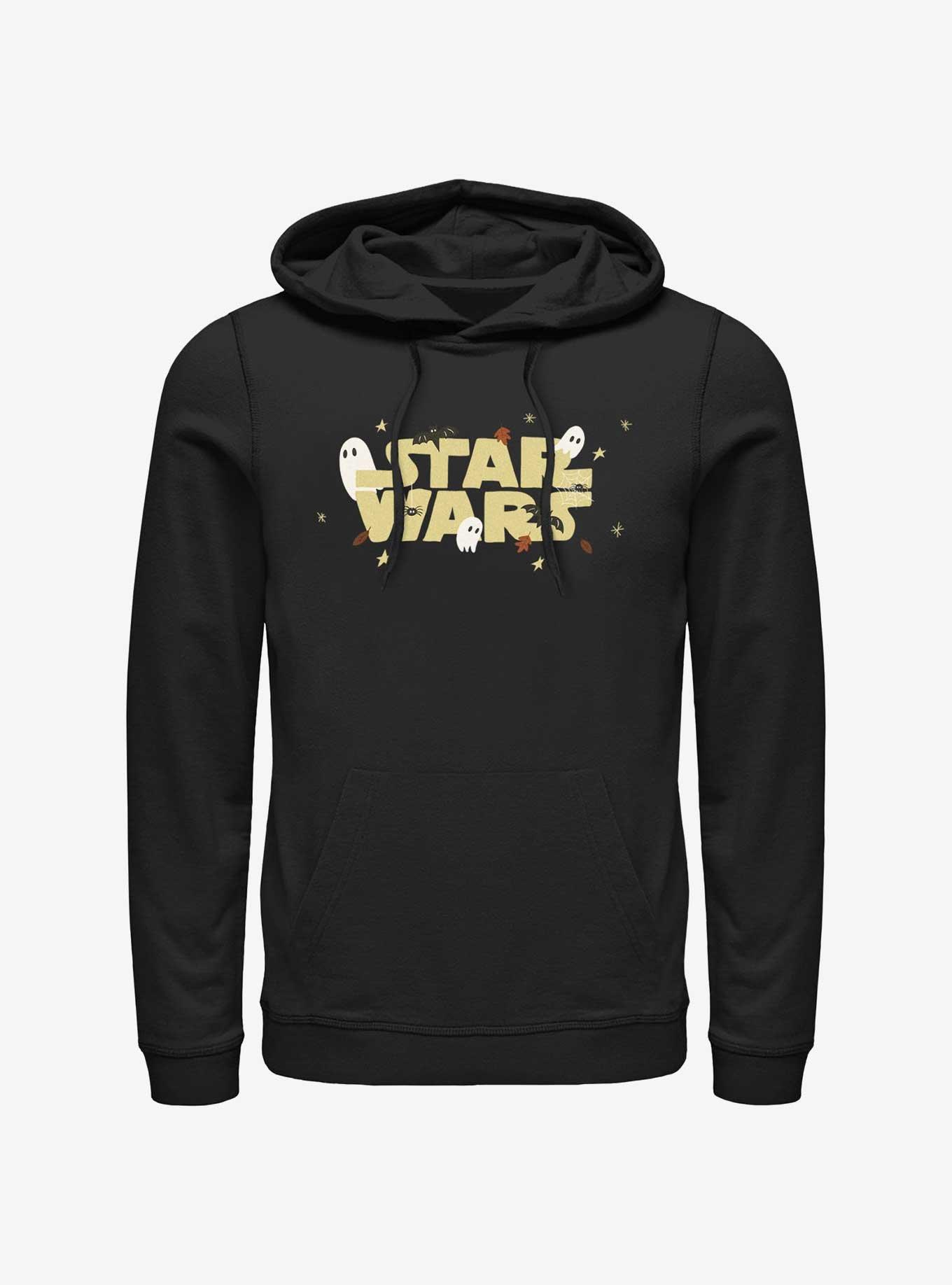 Star Wars The Mandalorian Haunted Logo Hoodie, BLACK, hi-res