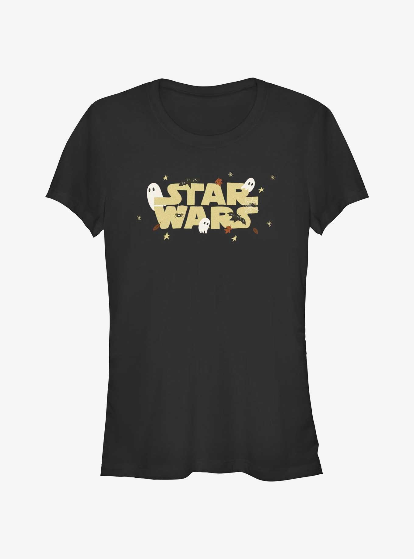 Star Wars The Mandalorian Haunted Logo Girls T-Shirt, , hi-res