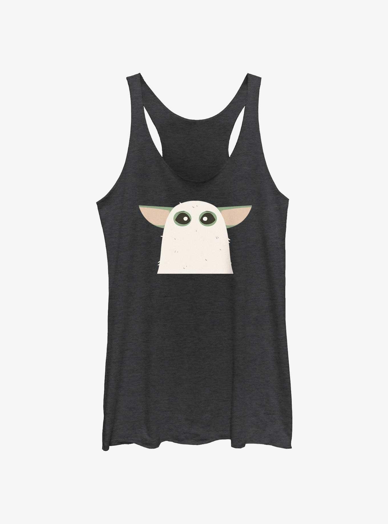 Star Wars The Mandalorian Ghost Child Girls Tank, BLK HTR, hi-res