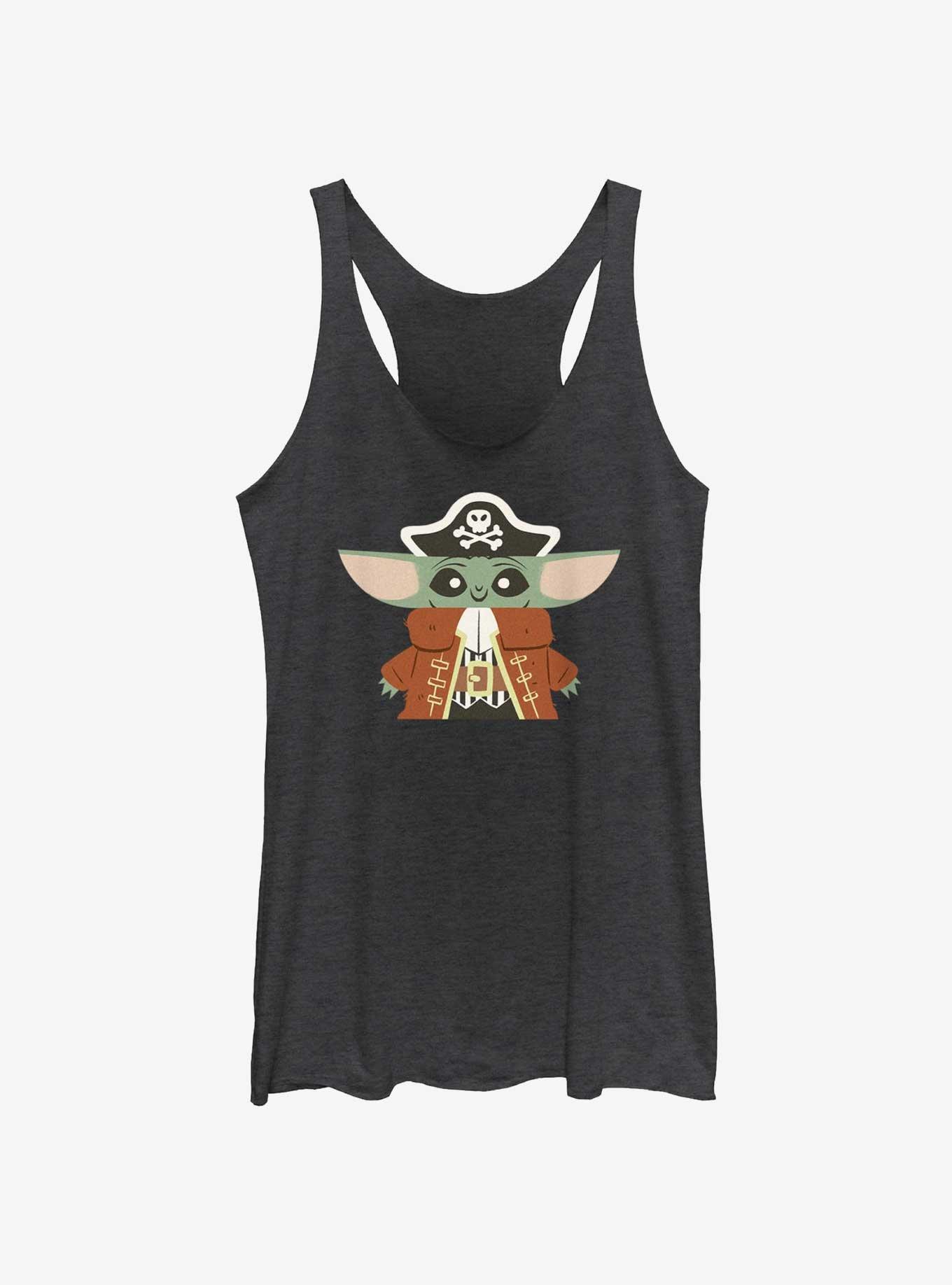 Star Wars The Mandalorian Pirate Child Girls Tank, BLK HTR, hi-res