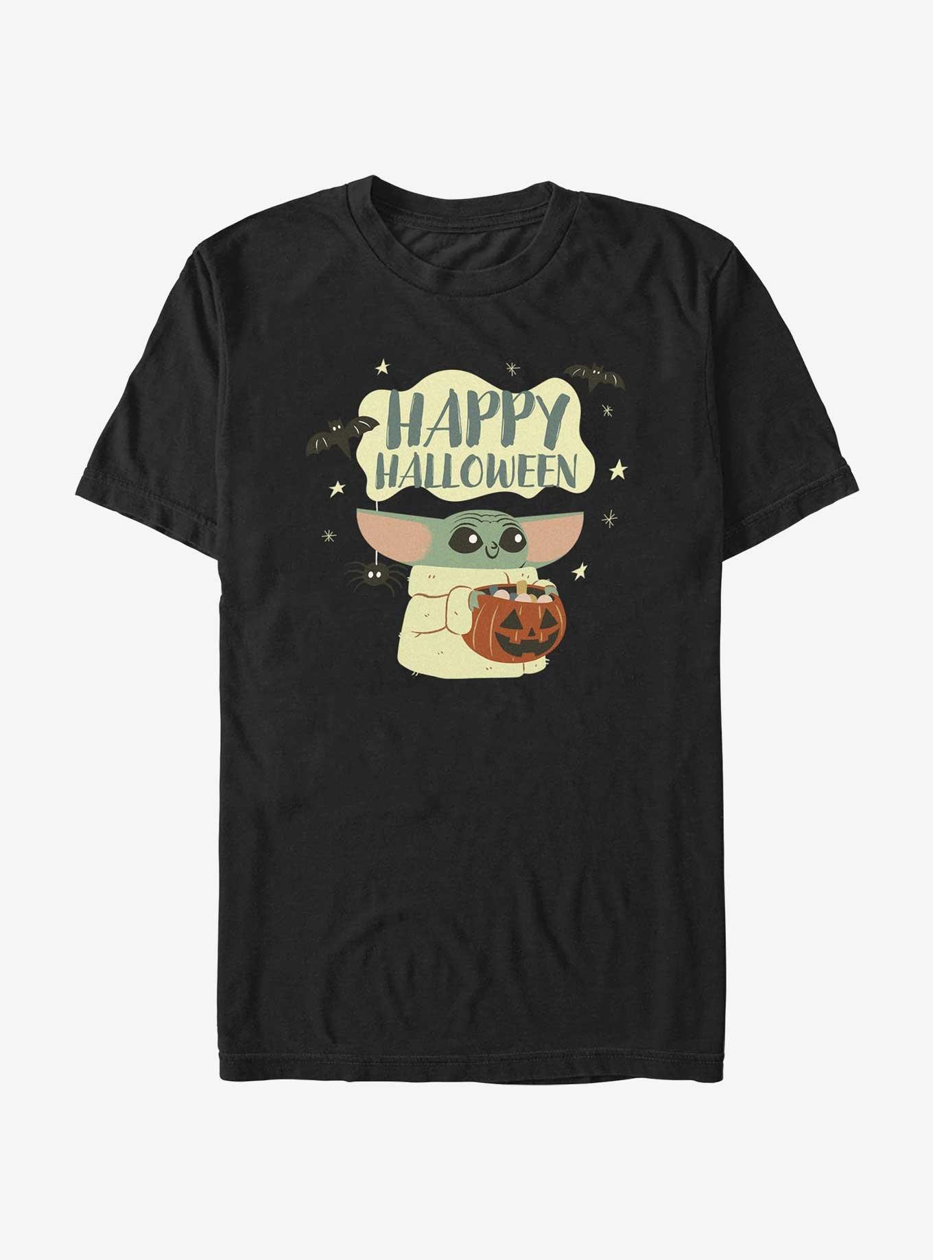 Star Wars The Mandalorian Grogu Halloween T-Shirt, BLACK, hi-res