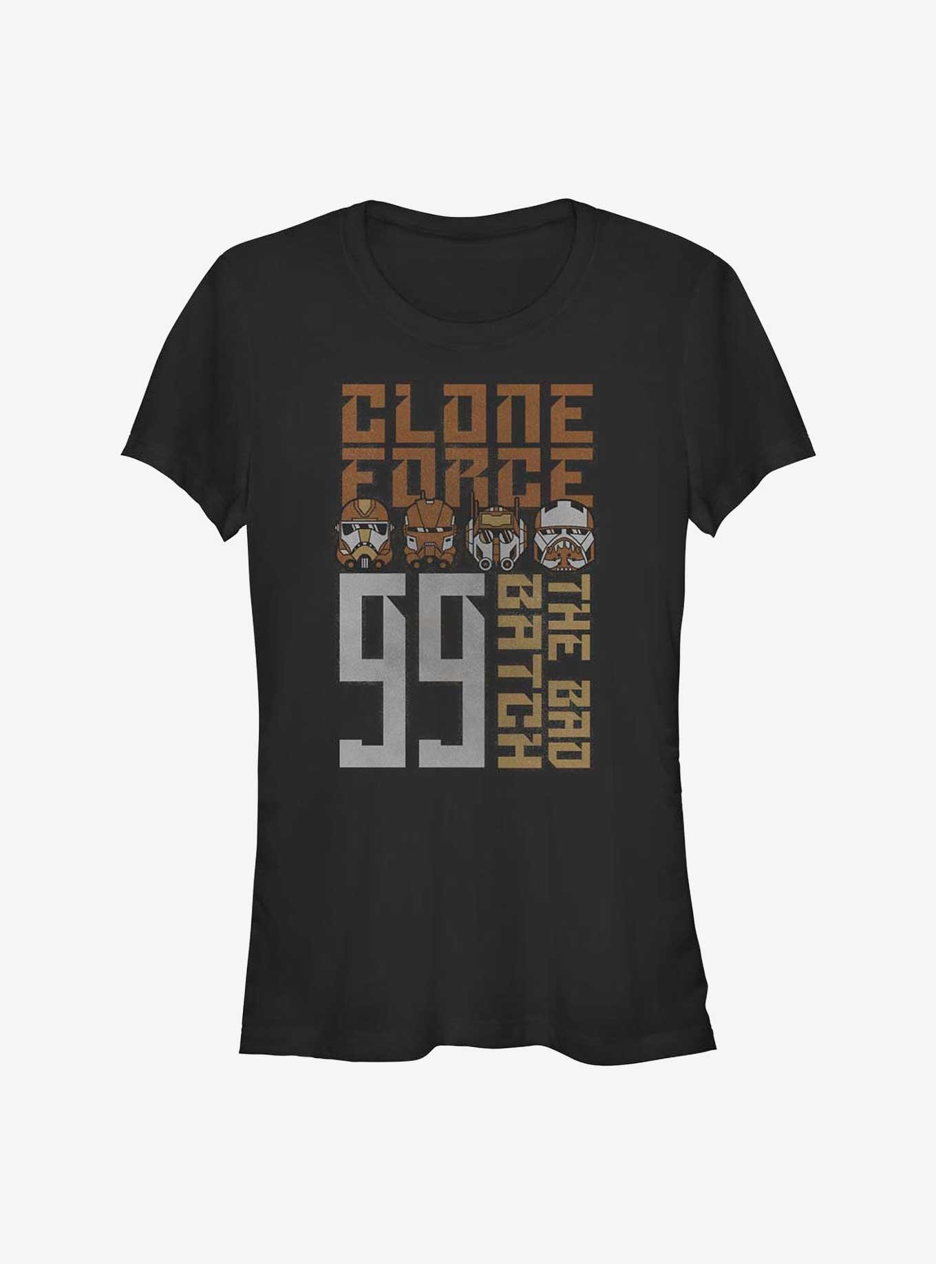 Star Wars: The Bad Batch Clone Force 99 Girls T-Shirt, BLACK, hi-res