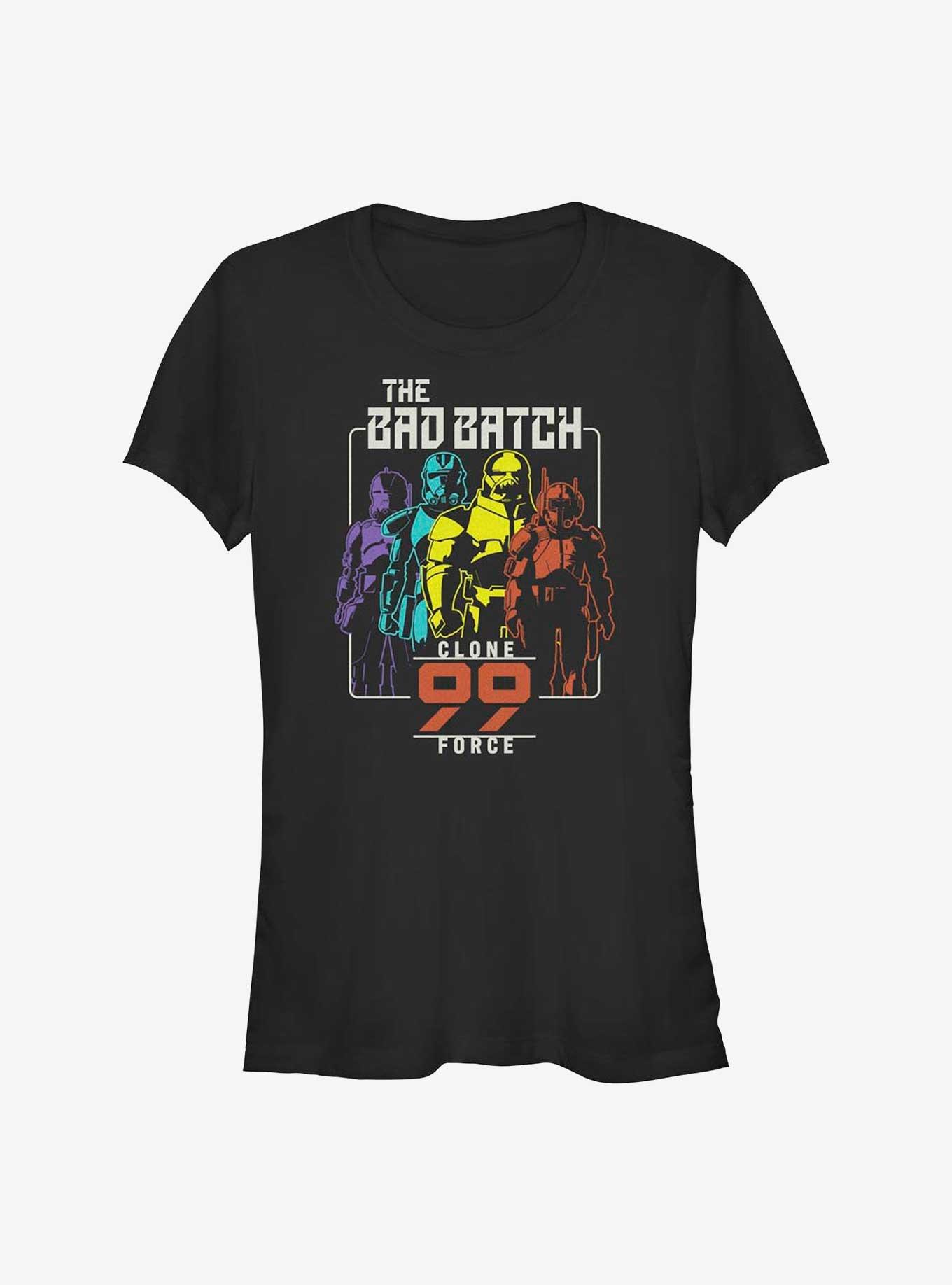 Star Wars: The Bad Batch Rainbow Clones Girls T-Shirt, , hi-res