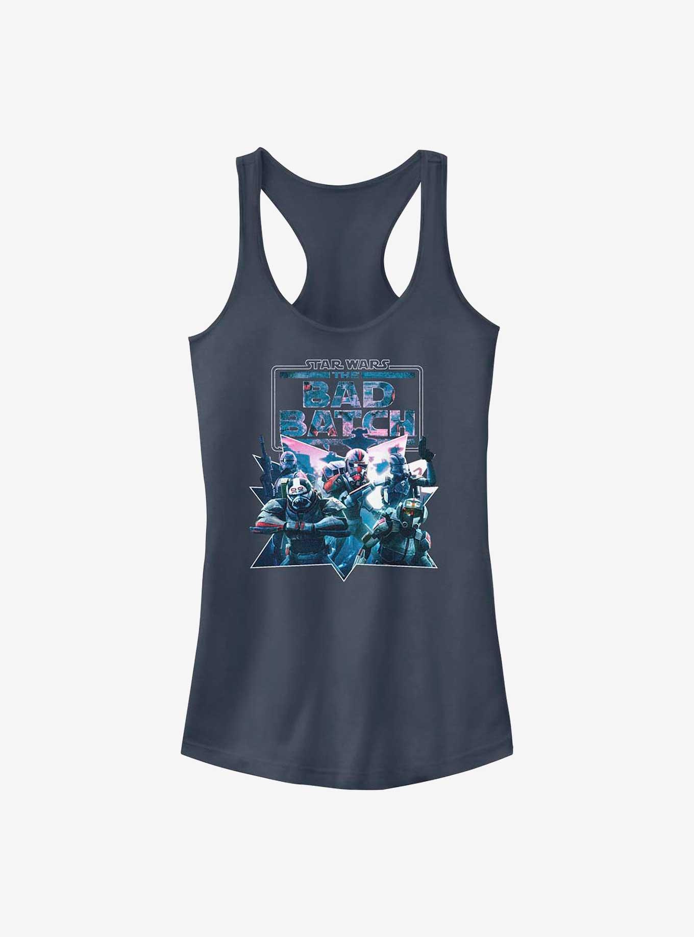 Star Wars: The Bad Batch Bursting Batch Girls Tank, INDIGO, hi-res