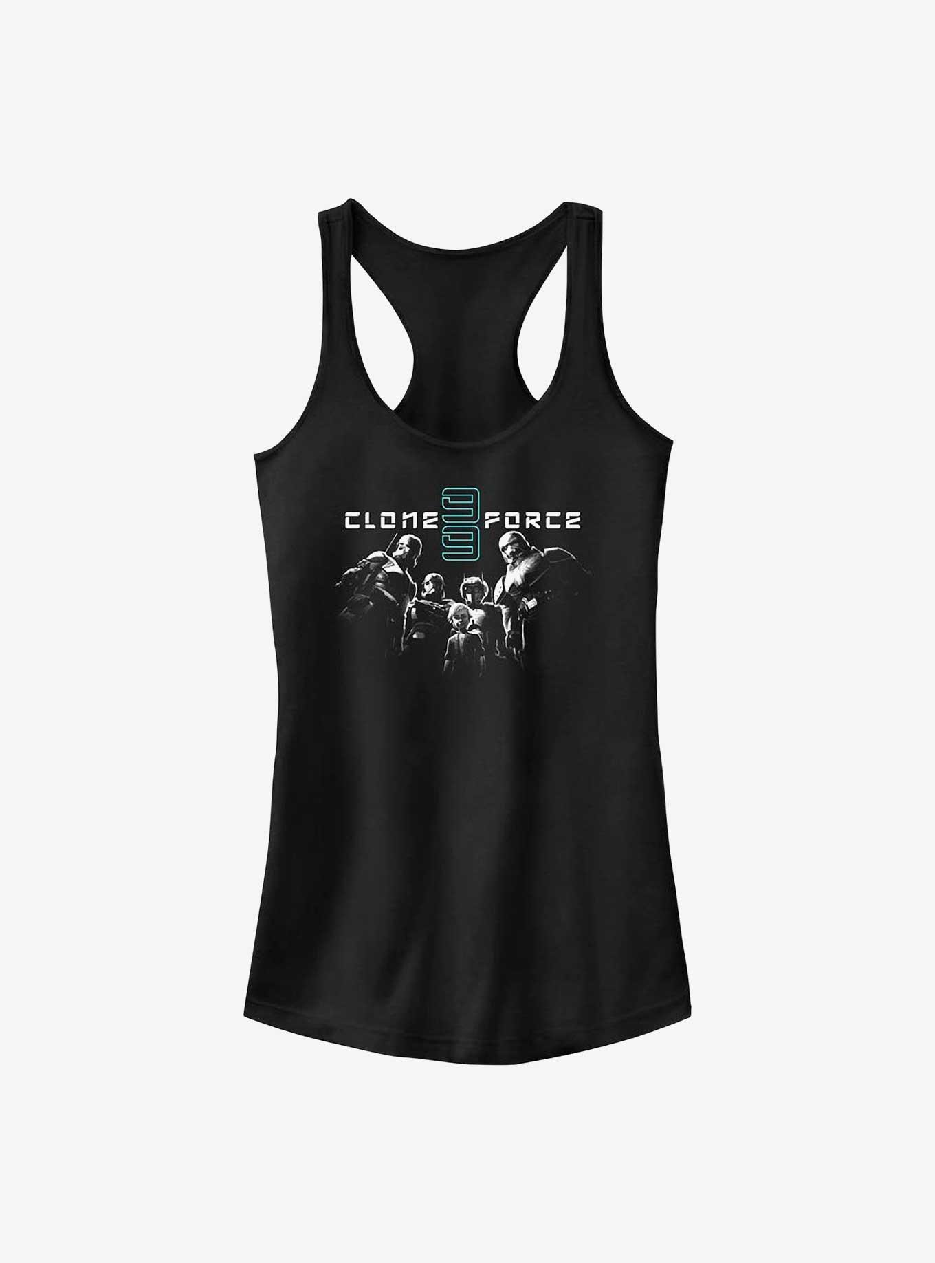 Star Wars: The Bad Batch Peering Over Girls Tank, BLACK, hi-res