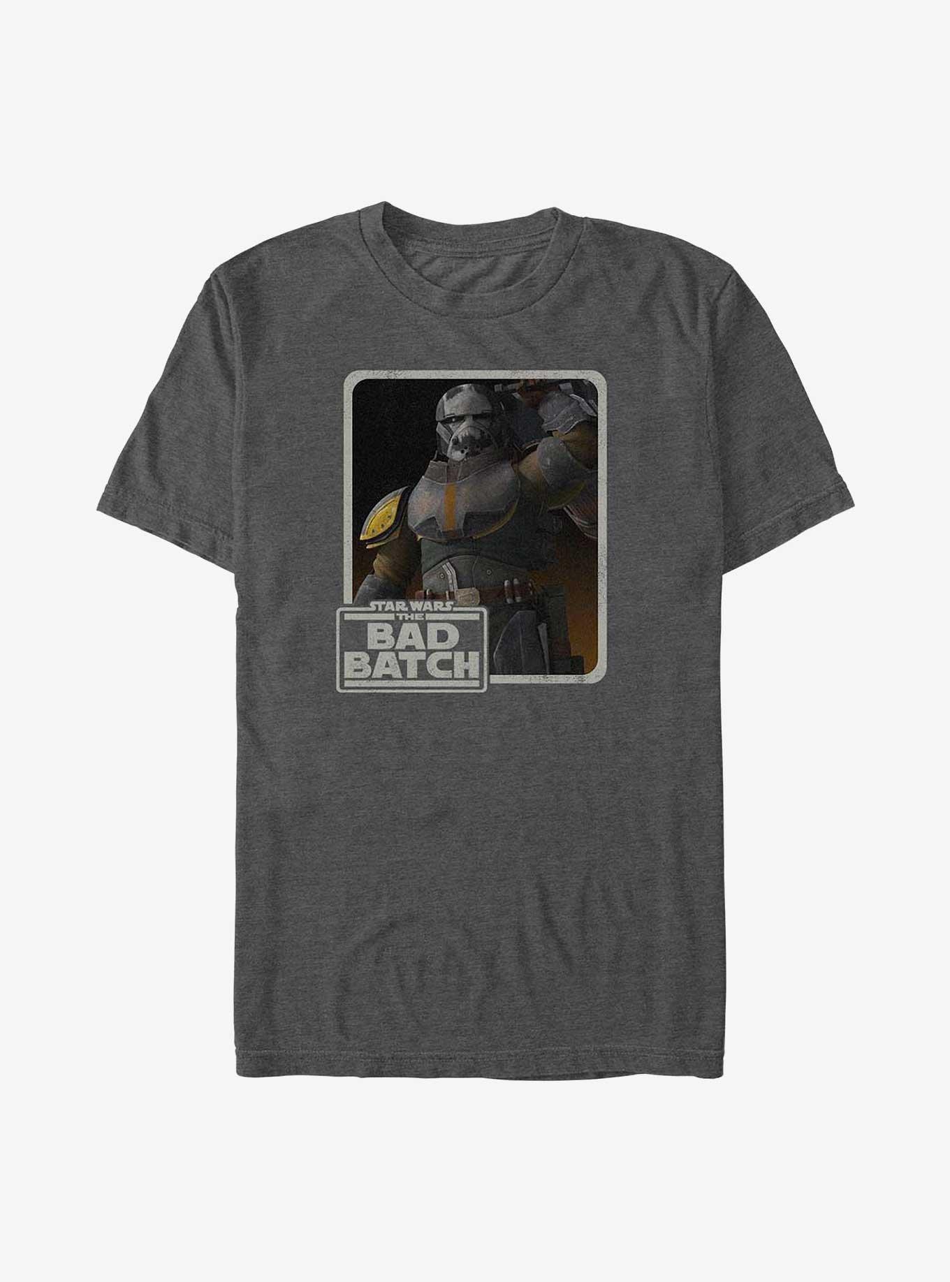 Star Wars: The Bad Batch Wrecker T-Shirt, CHAR HTR, hi-res